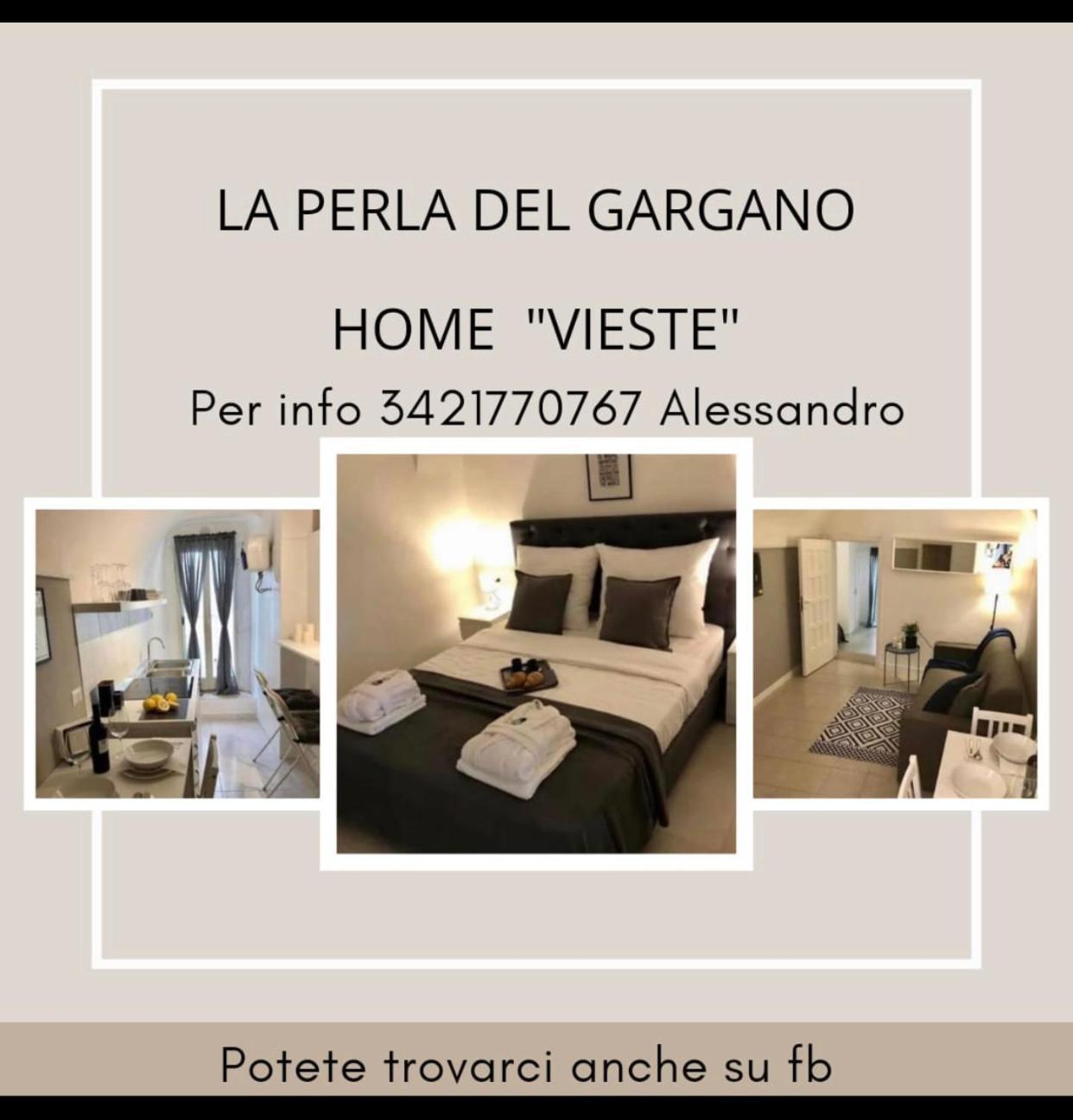 La Perla Del Gargano Home 维耶斯泰 外观 照片